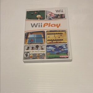 Nintendo Wii Play Game Disc - White